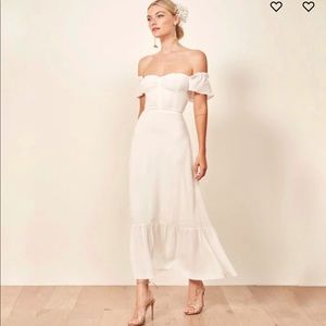 Reformation Butterfly Dress in Ivory